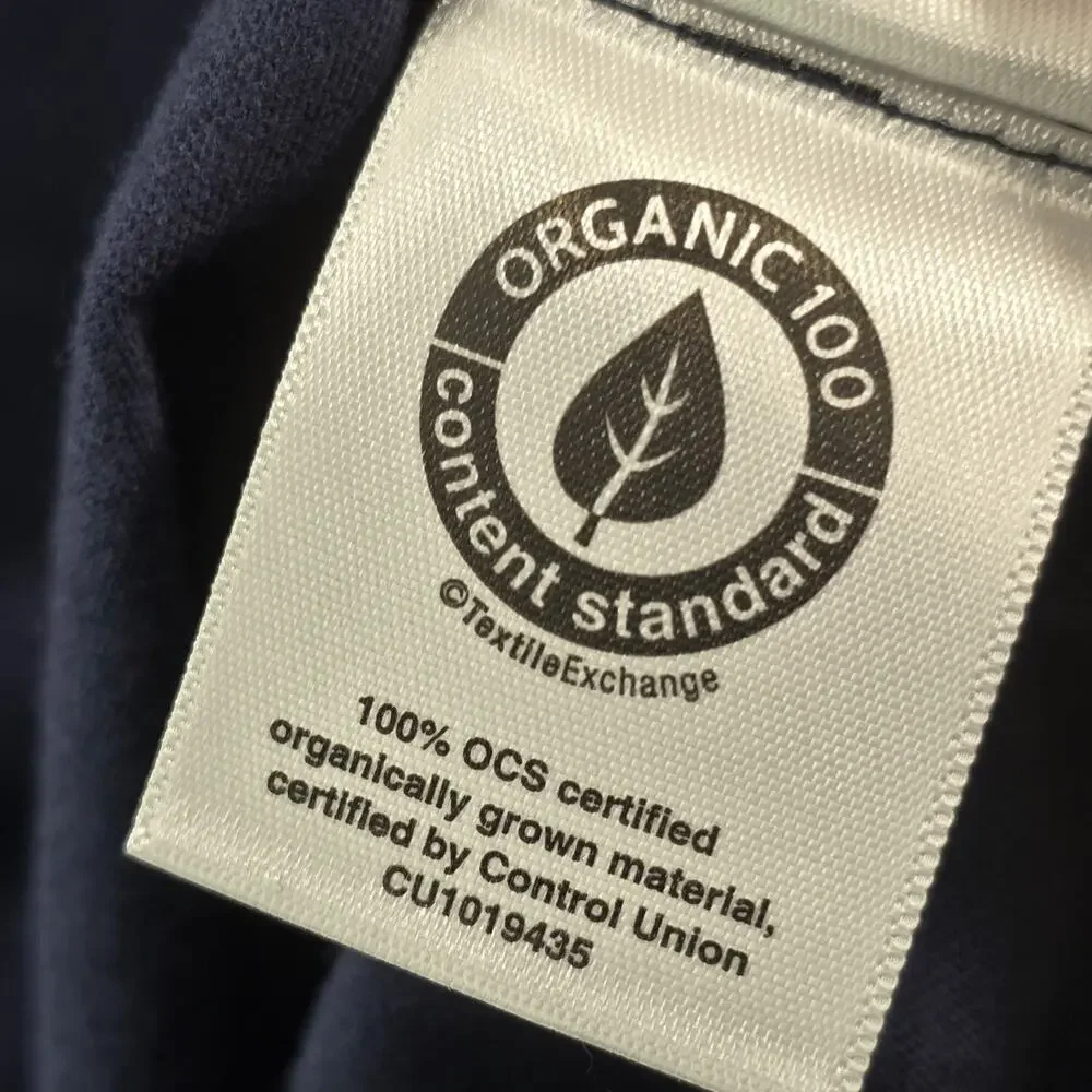 Everlane T Shirt Mens Medium Blue Short Sleeve V Neck Organic Tee Uniform - Picture 9 of 10